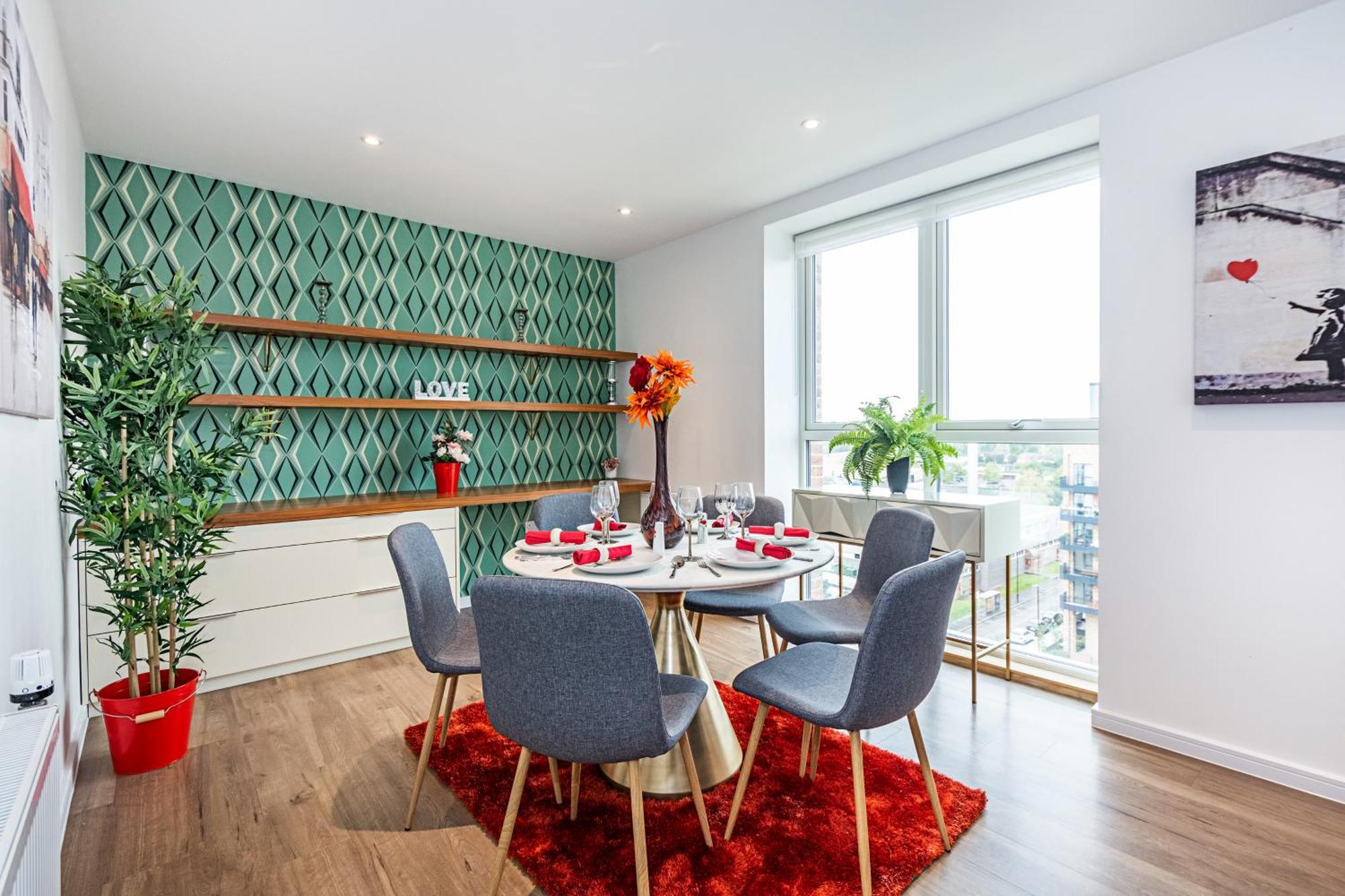 Chiswick Park 3 Bed 3 Bath West London - Parking Leilighet Eksteriør bilde