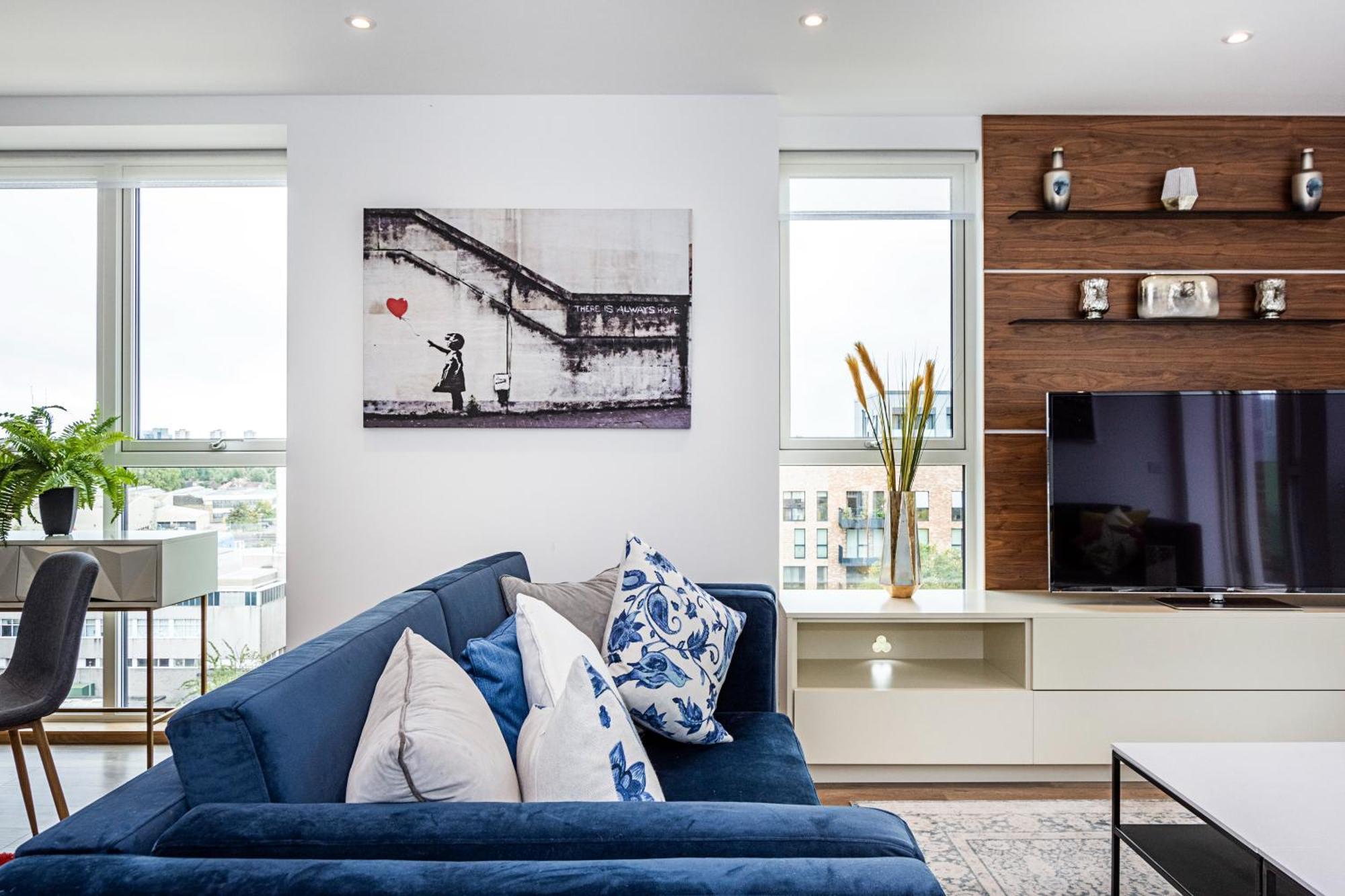Chiswick Park 3 Bed 3 Bath West London - Parking Leilighet Eksteriør bilde